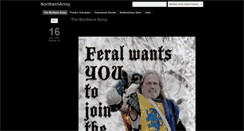 Desktop Screenshot of northernarmy.org