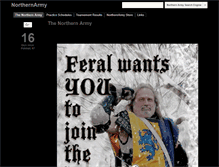 Tablet Screenshot of northernarmy.org